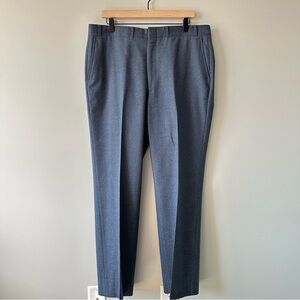 Vintage 70's? Jaymar Blue 100% Wool Dress Pants Trousers 38x30